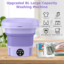 Load image into Gallery viewer, Foldable Laundry Machine with Detachable Drain Basket
