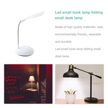 Load image into Gallery viewer, Foldable LED Desk Lamp Dimmable Touch Table Lamp 4.5V AAA Battery Children Student Study Reading Eye Protection Portable Lamp Decorative Table Lamp Cute Study Lamps for Bedroom Décor
