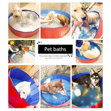 Load image into Gallery viewer, Foldable Pet Bath Pool for Small to Large Sized Dogs Outdoor PVC Swimming Pool Bathing Tub  Pool for Dogs Cats and Kids Water Pond Pool for Dogs Cats and Kids in Summer

