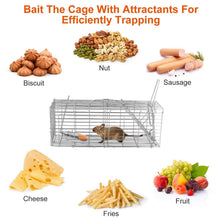 Load image into Gallery viewer, Foldable Rat Trap Cage Humane Live Rodent Trap Cage
