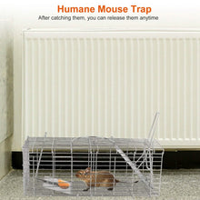 Load image into Gallery viewer, Foldable Rat Trap Cage Humane Live Rodent Trap Cage
