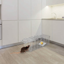 Load image into Gallery viewer, Foldable Rat Trap Cage Humane Live Rodent Trap Cage
