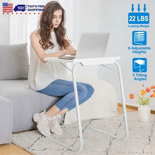 Load image into Gallery viewer, Foldable Tray Table Portable Sofa
