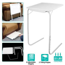 Load image into Gallery viewer, Foldable Tray Table Portable Sofa
