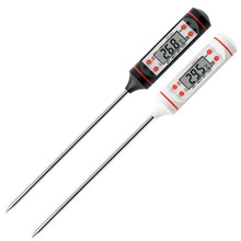 Load image into Gallery viewer, Food Thermometer For BBQ Meat Cake Candy Fry Grill Dinning Household Cooking Thermometer Digital Meat Thermometer with Long Probe Instant Read Food Cooking Thermometer For Grilling BBQ Smoker Grill Kitchen Oil Candy Oven Tools
