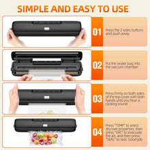 Load image into Gallery viewer, Food Vacuum Sealer Automatic Air Sealing System

