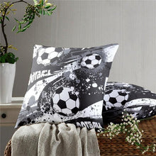 Load image into Gallery viewer, Football Pillow Case Decoration Sofa Cushion Pillow Case Throw Pillow Cover Cool Soccer Ball Art Amazing Football Fire Home Artwork Decor Pillow Case Decoration Car Pillow Case

