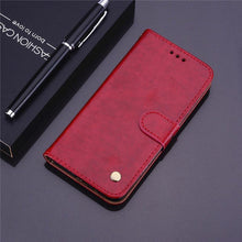 Load image into Gallery viewer, For Xiaomi Redmi Note 7 Case Leather Flip Redmi Note 7 Pro Wallet Magnetic Case For Xiaomi Redmi 7 Phone Cases Premium PU-Leather Flip Wallet Cover Phone Case

