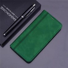Load image into Gallery viewer, For Xiaomi Redmi Note 7 Case Leather Flip Redmi Note 7 Pro Wallet Magnetic Case For Xiaomi Redmi 7 Phone Cases Premium PU-Leather Flip Wallet Cover Phone Case
