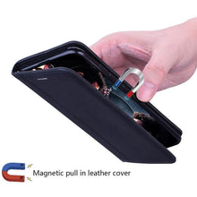 Load image into Gallery viewer, For Xiaomi Redmi Note 7 Case Leather Flip Redmi Note 7 Pro Wallet Magnetic Case For Xiaomi Redmi 7 Phone Cases Premium PU-Leather Flip Wallet Cover Phone Case
