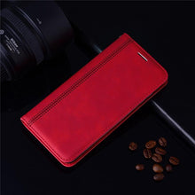 Load image into Gallery viewer, For Xiaomi Redmi Note 7 Case Leather Flip Redmi Note 7 Pro Wallet Magnetic Case For Xiaomi Redmi 7 Phone Cases Premium PU-Leather Flip Wallet Cover Phone Case
