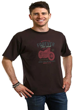 Load image into Gallery viewer, FOREVER TWO WHEEL Men's Bamboo Viscose/Organic Cotton Short Sleeve Graphic T-Shirt
