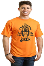 Load image into Gallery viewer, Freedom Biker Men's Bamboo Viscose/Organic Cotton Short Sleeve Graphic T-Shirt
