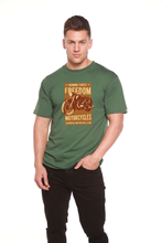 Load image into Gallery viewer, Freedom Motorcycles Men's Bamboo Viscose/Organic Cotton Short Sleeve Graphic T-Shirt
