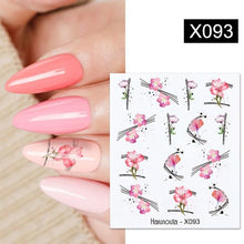 Load image into Gallery viewer, French Line Nail Water Decal Flower Marble Leaf Girl Stickers on Nails Water Ink Transfer Slider Nail Stickers Decor Kids Nails Art Decoration Nail Strips Shiny French Tip Guides Stickers French Nail Stickers Form Fringe Guides
