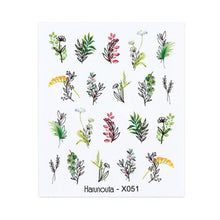 Load image into Gallery viewer, French Line Nail Water Decal Flower Marble Leaf Girl Stickers on Nails Water Ink Transfer Slider Nail Stickers Decor Kids Nails Art Decoration Nail Strips Shiny French Tip Guides Stickers French Nail Stickers Form Fringe Guides
