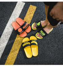 Load image into Gallery viewer, Fruit Home Women Slippers Banana Summer Indoor Flats Orange Bathroom Slides Non Slip Fruit Slippers Soft Slide Sandals Non-Slip Bath Shower Slippers
