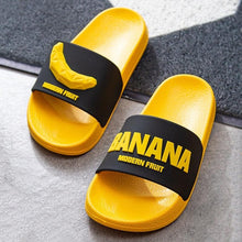 Load image into Gallery viewer, Fruit Home Women Slippers Banana Summer Indoor Flats Orange Bathroom Slides Non Slip Fruit Slippers Soft Slide Sandals Non-Slip Bath Shower Slippers
