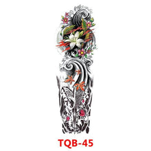 Load image into Gallery viewer, Full Arm Large Size Sleeve Temporary Sticker Dragon Tattoo Waterproof Body Art Realistic 3D Design For Mens
