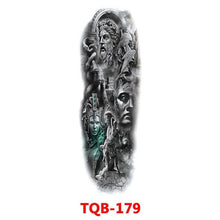 Load image into Gallery viewer, Full Arm Large Size Sleeve Temporary Sticker Dragon Tattoo Waterproof Body Art Realistic 3D Design For Mens

