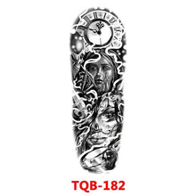 Load image into Gallery viewer, Full Arm Large Size Sleeve Temporary Sticker Dragon Tattoo Waterproof Body Art Realistic 3D Design For Mens
