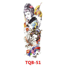 Load image into Gallery viewer, Full Arm Large Size Sleeve Temporary Sticker Dragon Tattoo Waterproof Body Art Realistic 3D Design For Mens
