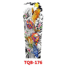 Load image into Gallery viewer, Full Arm Large Size Sleeve Temporary Sticker Dragon Tattoo Waterproof Body Art Realistic 3D Design For Mens
