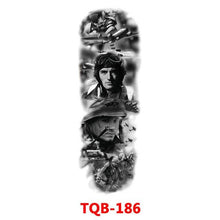 Load image into Gallery viewer, Full Arm Large Size Sleeve Temporary Sticker Dragon Tattoo Waterproof Body Art Realistic 3D Design For Mens
