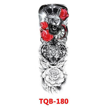 Load image into Gallery viewer, Full Arm Large Size Sleeve Temporary Sticker Dragon Tattoo Waterproof Body Art Realistic 3D Design For Mens
