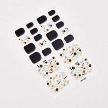 Load image into Gallery viewer, Full Beauty Loveliness Designed Manicure Valentines Nail Art Designer Nail Decals Kids Nails Art Decoration Nail Sticker Set French Tip Guides Stickers French Nail Stickers Form Fringe Guides for Decoration Stencil Tools
