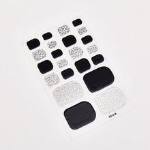 Load image into Gallery viewer, Full Beauty Loveliness Designed Manicure Valentines Nail Art Designer Nail Decals Kids Nails Art Decoration Nail Sticker Set French Tip Guides Stickers French Nail Stickers Form Fringe Guides for Decoration Stencil Tools
