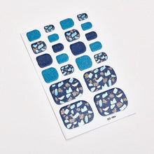 Load image into Gallery viewer, Full Beauty Loveliness Designed Manicure Valentines Nail Art Designer Nail Decals Kids Nails Art Decoration Nail Sticker Set French Tip Guides Stickers French Nail Stickers Form Fringe Guides for Decoration Stencil Tools
