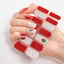 Load image into Gallery viewer, Full Cover Nail Stickers Designer Nail Decals Fashion Five Sorts of Nail Stickers  Nail Sticker set Nail Decoration Nail Strips 3D Nail Art Stickers Decal Slider Template Diy Nail Tool Decorations Nail Art Design Self Adhesive Luxury Designer Nail Sticker
