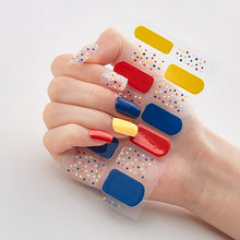 Load image into Gallery viewer, Full Cover Nail Stickers Designer Nail Decals Fashion Five Sorts of Nail Stickers  Nail Sticker set Nail Decoration Nail Strips 3D Nail Art Stickers Decal Slider Template Diy Nail Tool Decorations Nail Art Design Self Adhesive Luxury Designer Nail Sticker
