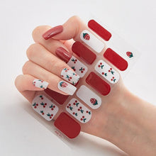 Load image into Gallery viewer, Full Cover Nail Stickers Designer Nail Decals Fashion Five Sorts of Nail Stickers  Nail Sticker set Nail Decoration Nail Strips 3D Nail Art Stickers Decal Slider Template Diy Nail Tool Decorations Nail Art Design Self Adhesive Luxury Designer Nail Sticker
