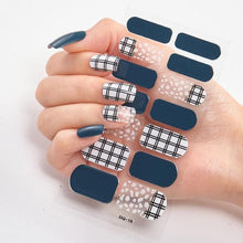 Load image into Gallery viewer, Full Cover Nail Stickers Designer Nail Decals Fashion Five Sorts of Nail Stickers  Nail Sticker set Nail Decoration Nail Strips 3D Nail Art Stickers Decal Slider Template Diy Nail Tool Decorations Nail Art Design Self Adhesive Luxury Designer Nail Sticker
