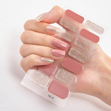 Load image into Gallery viewer, Full Cover Nail Stickers Designer Nail Decals Fashion Five Sorts of Nail Stickers  Nail Sticker set Nail Decoration Nail Strips 3D Nail Art Stickers Decal Slider Template Diy Nail Tool Decorations Nail Art Design Self Adhesive Luxury Designer Nail Sticker

