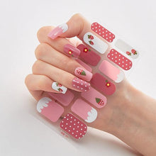 Load image into Gallery viewer, Full Cover Nail Stickers Designer Nail Decals Fashion Five Sorts of Nail Stickers  Nail Sticker set Nail Decoration Nail Strips 3D Nail Art Stickers Decal Slider Template Diy Nail Tool Decorations Nail Art Design Self Adhesive Luxury Designer Nail Sticker
