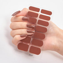 Load image into Gallery viewer, Full Cover Nail Stickers Designer Nail Decals Fashion Five Sorts of Nail Stickers  Nail Sticker set Nail Decoration Nail Strips 3D Nail Art Stickers Decal Slider Template Diy Nail Tool Decorations Nail Art Design Self Adhesive Luxury Designer Nail Sticker
