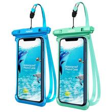 Load image into Gallery viewer, Full Display Waterproof Case for Phone Transparent Snow Underwater Swim Pouch Mobile Covers Design Waterproof Case For Swimming Compatible For iPhone Lightweight Smartphone Case
