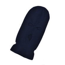 Load image into Gallery viewer, Full Face Cover Ski Mask Hat 3 Holes Balaclava Army Tactical CS Windproof Knit Beanies Bonnet Winter Warm Unisex Caps Neck Gaiter, Winter Balaclava Warm Knit Beanie for Outdoor Sports Outdoor Full Face Cover Thermal Ski Mask One Size

