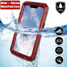 Load image into Gallery viewer, Full Sealed Underwater Case For iPhone 14 13 12 Pro Max Mini 11 XS Max XR 6 7 8 Plus 5 Waterproof Diving Swim Cover Waterproof Case for iPhone Slim Fit Snow Resistant Case Strong Phone Case &amp; Screen Protector
