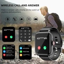 Load image into Gallery viewer, Full Touch Screen Smart Watch with Activity Tracker, Call &amp; Message Functions, Pedometer &amp; More
