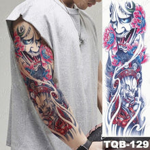 Load image into Gallery viewer, Full Women Man Realistic Waterproof Temporary Tattoo Tiger Stickers Luxury Big Design For Arm Thigh
