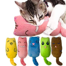 Load image into Gallery viewer, Funny Colorful Teeth Grinding Catnip Toys Cute Kitten Chewing Toy Stuffed Toys For Pets Soft Cat Toys
