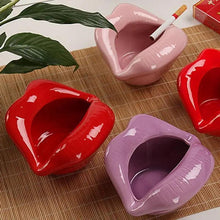 Load image into Gallery viewer, Funny Creative Ceramic Cartoon Lips Ashtray Gift for Home - Trendy Mouth  Mini Ashtray for Boyfriend
