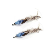 Load image into Gallery viewer, Funny Feather Bird with Bell Cat Stick Toy for Kitten Playing Teaser Wand Toy Cat Supplies Interactive Wiggle Moving Cat Kicker Toy with Plush Interactive Cat Toys Fun Toy For Cat Exercise
