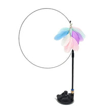 Load image into Gallery viewer, Funny Feather Bird with Bell Cat Stick Toy for Kitten Playing Teaser Wand Toy Cat Supplies Interactive Wiggle Moving Cat Kicker Toy with Plush Interactive Cat Toys Fun Toy For Cat Exercise
