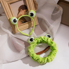 Load image into Gallery viewer, Funny Frog Makeup Headband Wide-brimmed Elastic Hairbands Cute Girls Hair Bands Women Hair Accessories Girls Hairband Gorgeous Hair Accessories For Women
