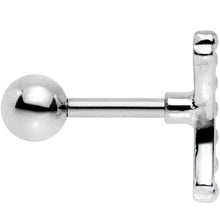 Load image into Gallery viewer, 16G 1/4 Crescent Arc Cartilage Tragus Earring
